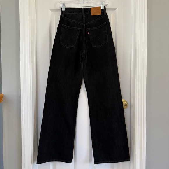 Levi's® Premium RIBCAGE WIDE LEG WOMEN'S JEANS Size 24 - Picture 4 of 12